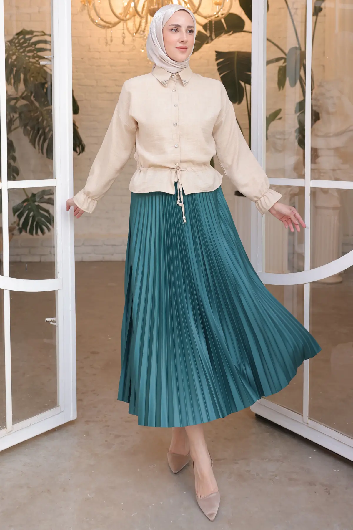 Pleated Skirt