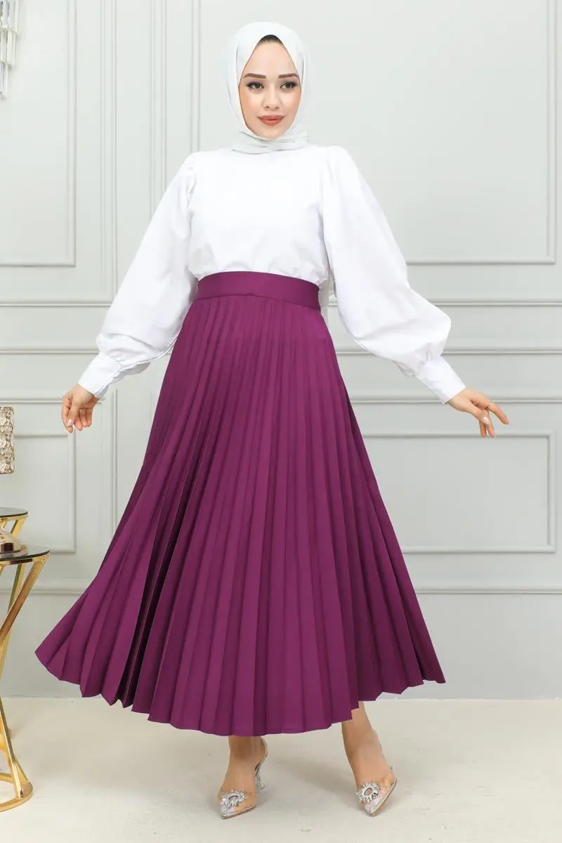 Pleated Skirt-detail