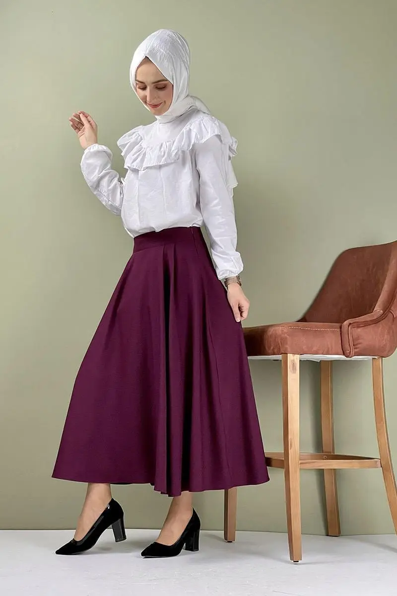 Pleated Skirt-detail