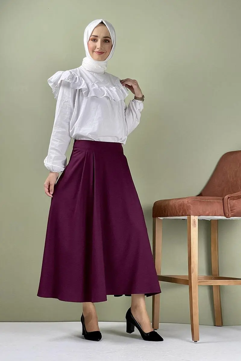 Pleated Skirt-detail