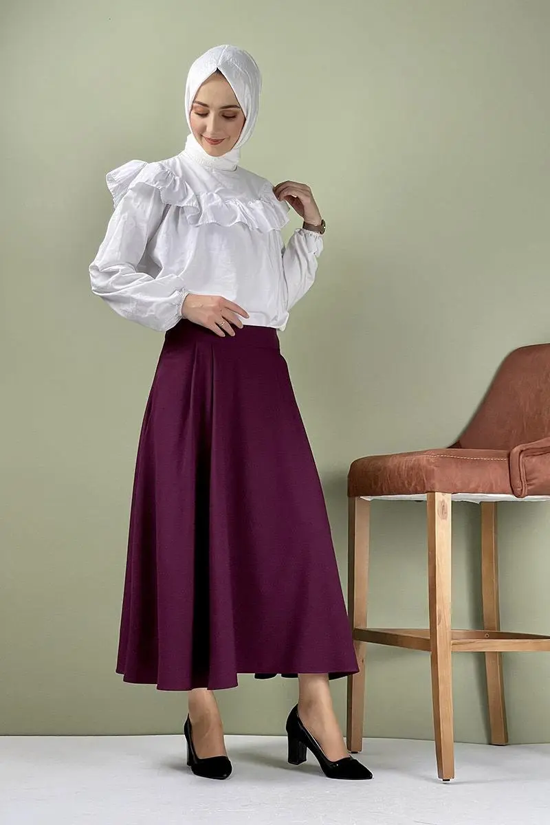 Pleated Skirt-detail