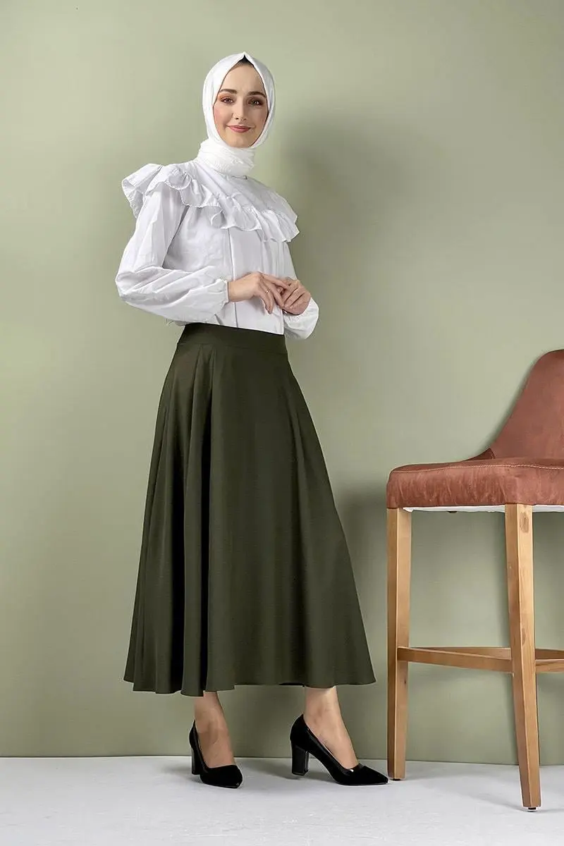 Pleated Skirt-detail