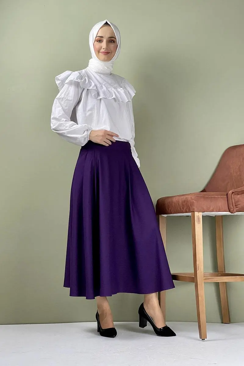 Pleated Skirt-detail