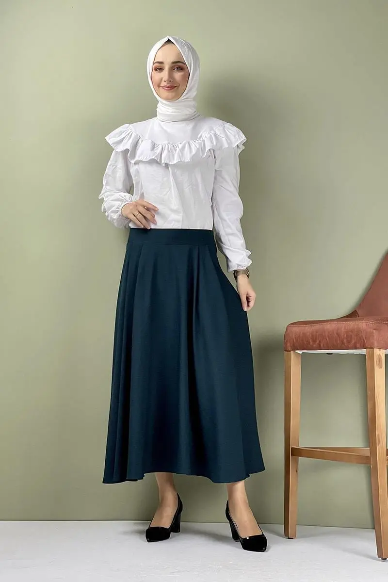 Pleated Skirt-detail