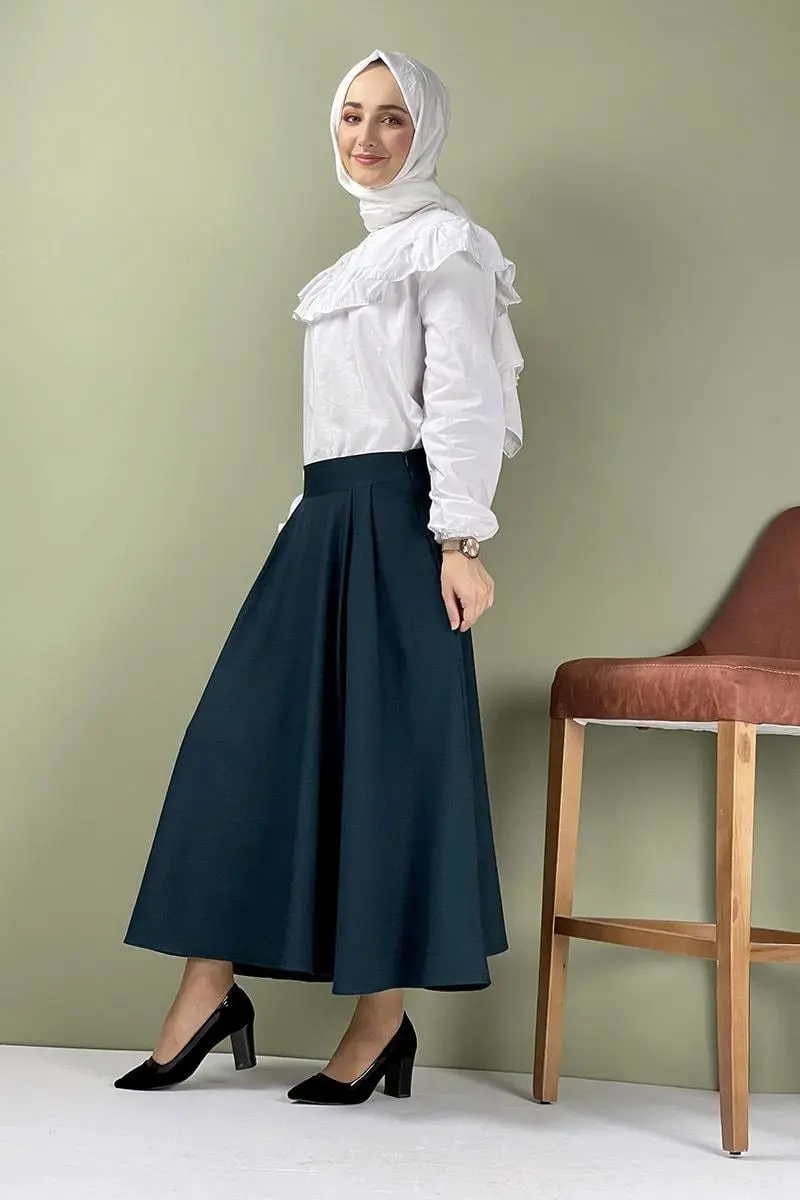 Pleated Skirt-detail