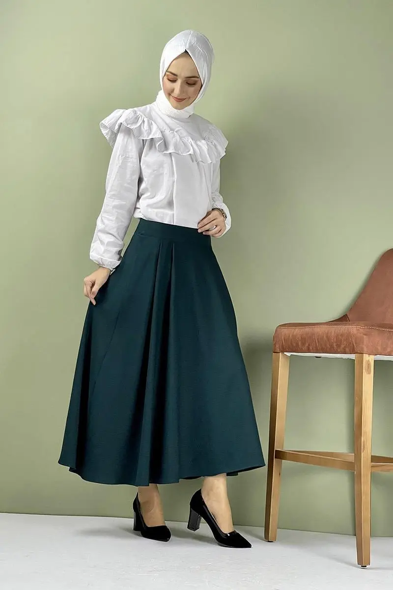 Pleated Skirt-detail