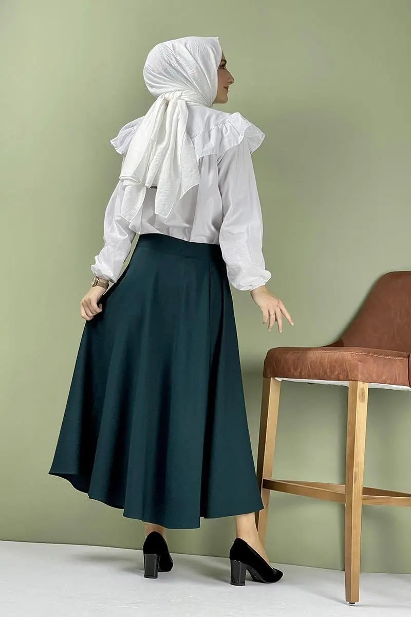 Pleated Skirt-detail