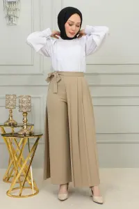 Pleated Trouser Skirt