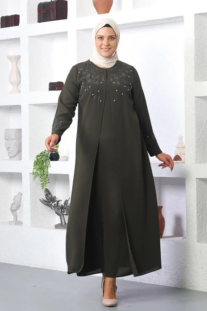 Plus Sıze Evenıng Dress-detail