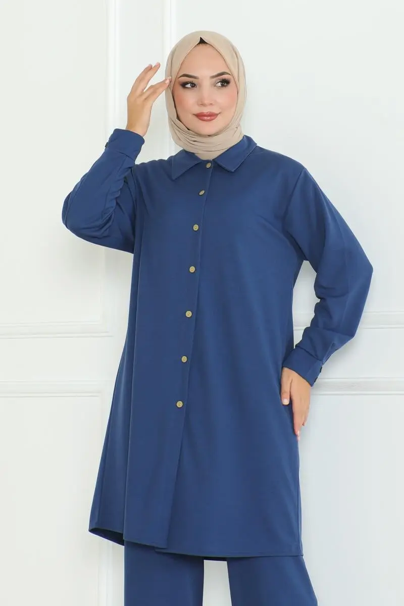 Plus Size Shirt Set-detail