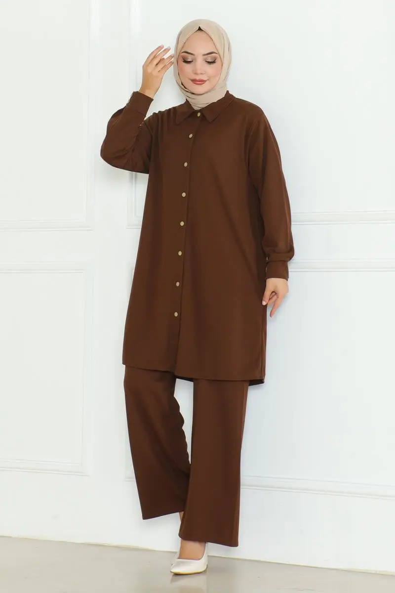 Plus Size Shirt Set-detail