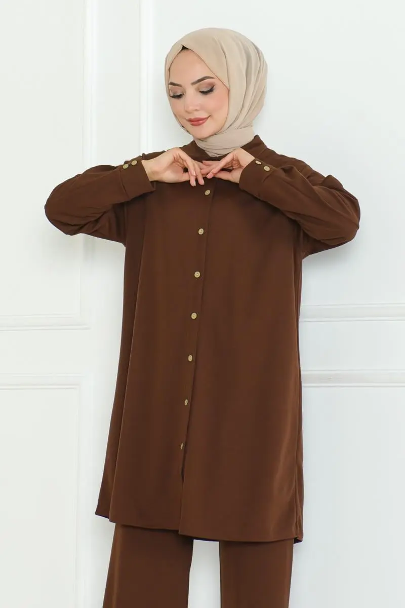 Plus Size Shirt Set-detail