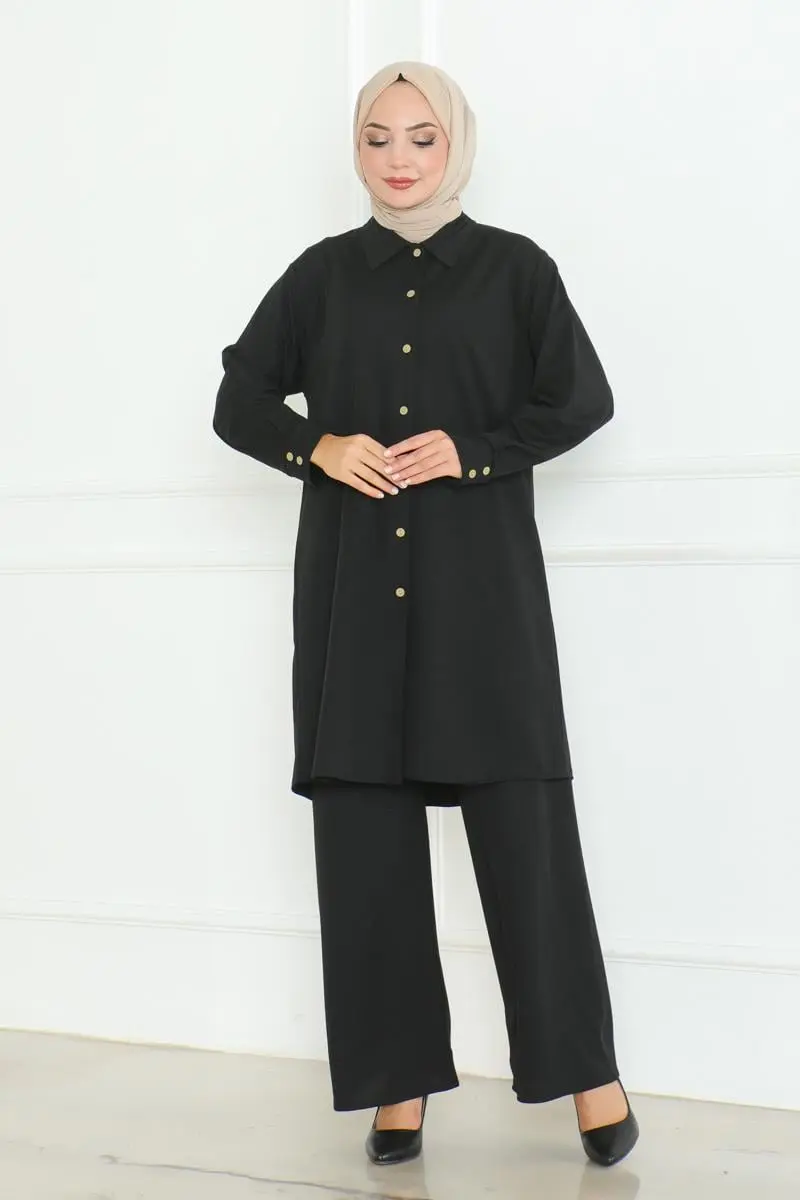 Plus Size Shirt Set-detail