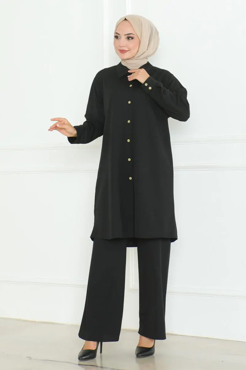 Plus Size Shirt Set-detail