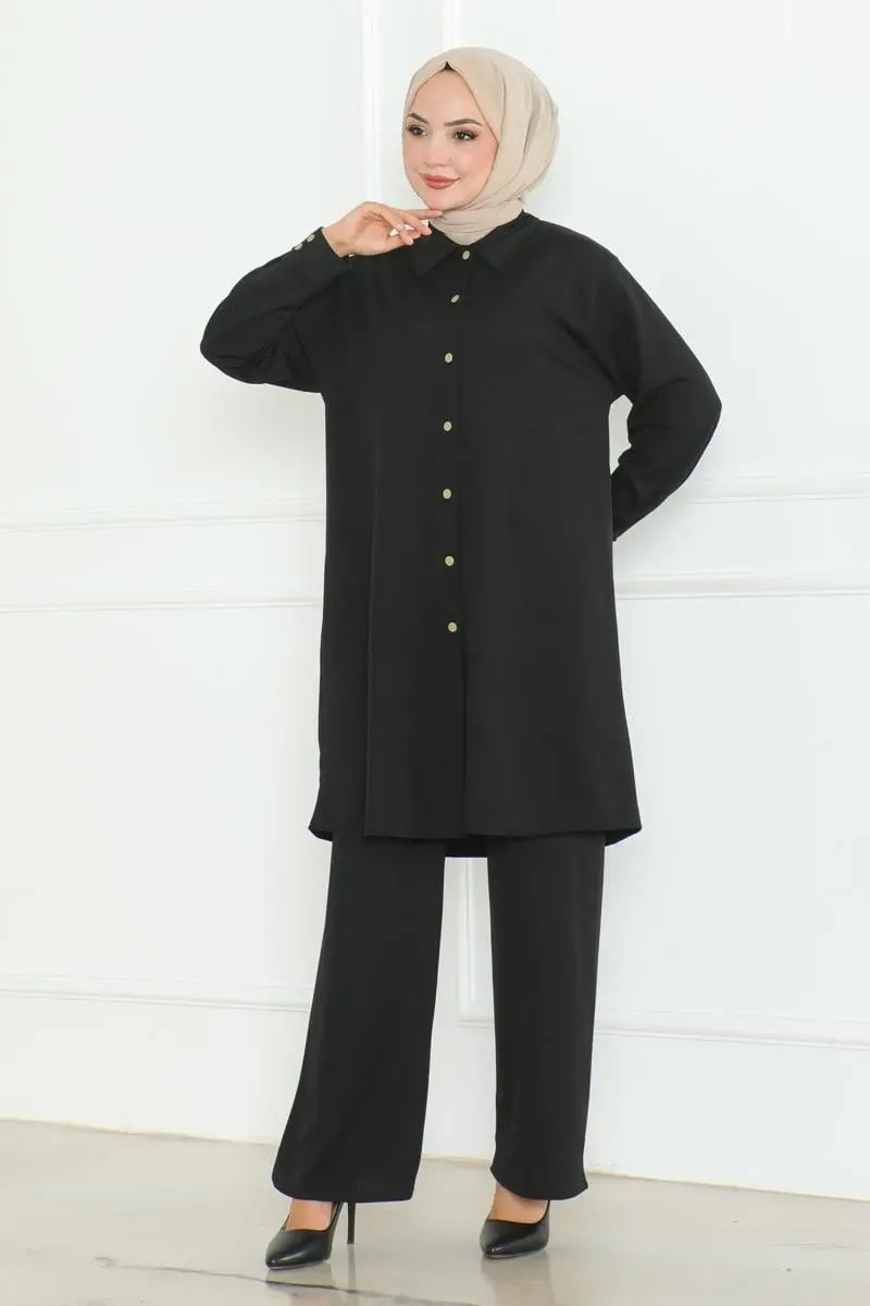 Plus Size Shirt Set-detail