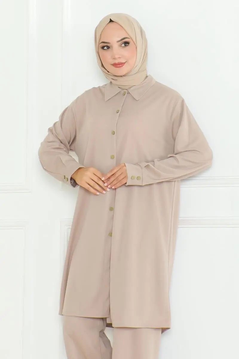 Plus Size Shirt Set-detail