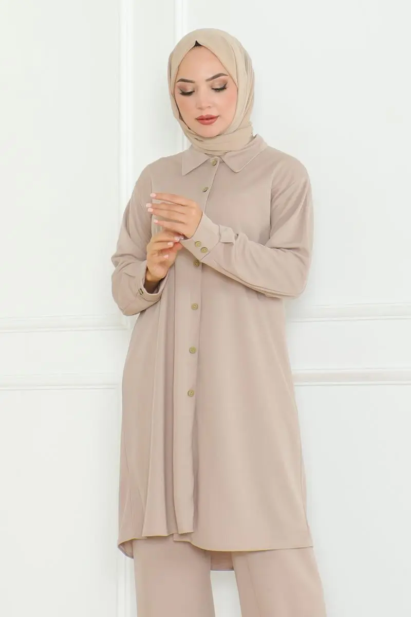 Plus Size Shirt Set-detail