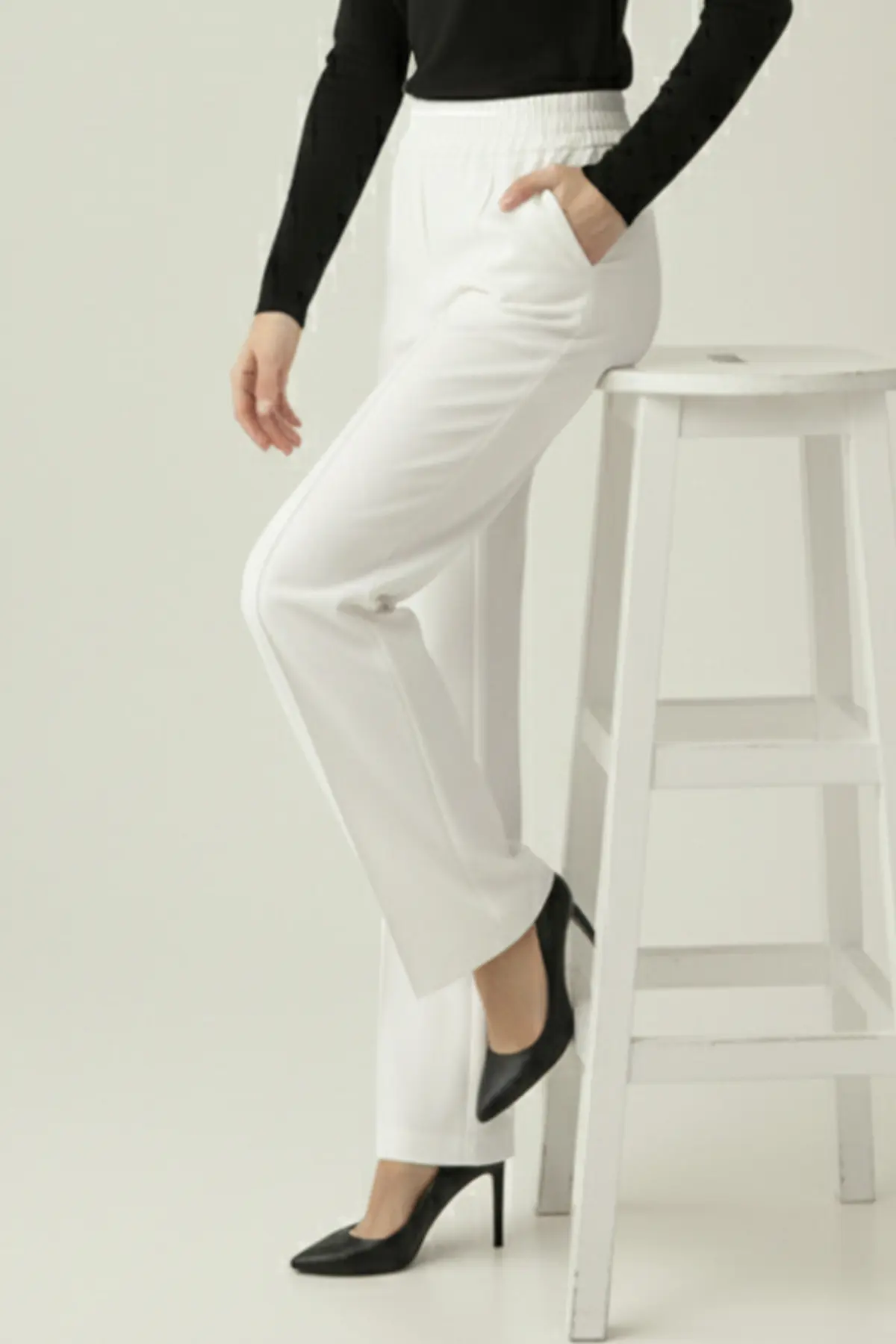 Puffy Scuba Pants-detail