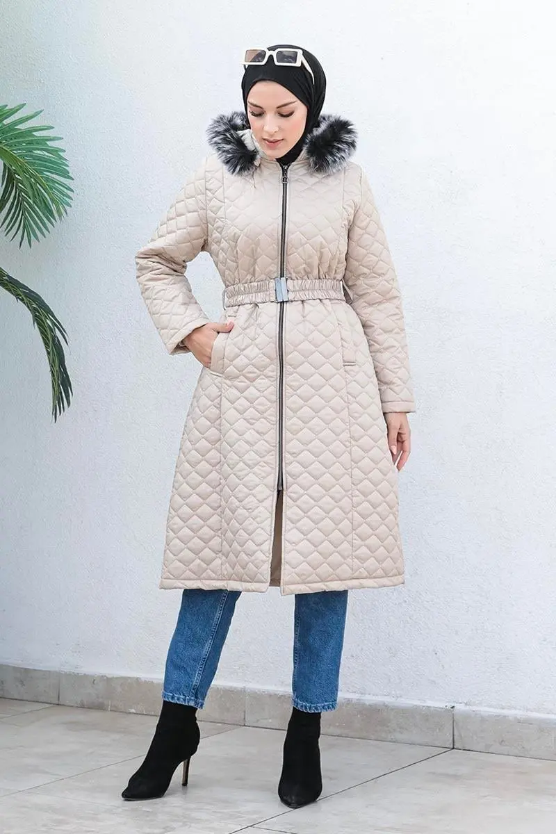 Quilted Puffer Jacket-detail