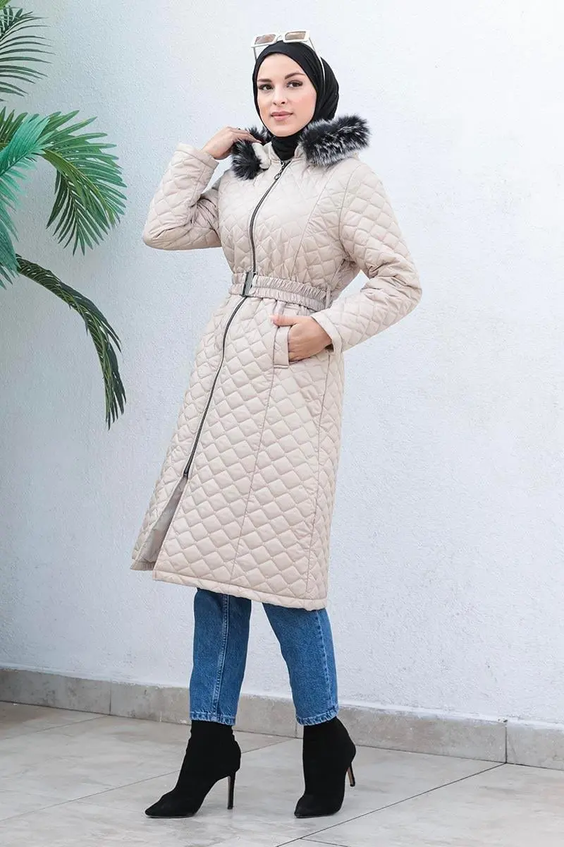 Quilted Puffer Jacket-detail