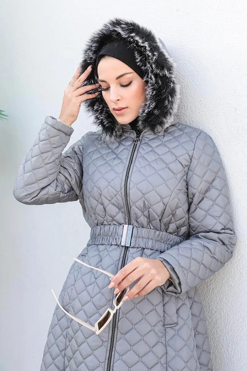 Quilted Puffer Jacket-detail