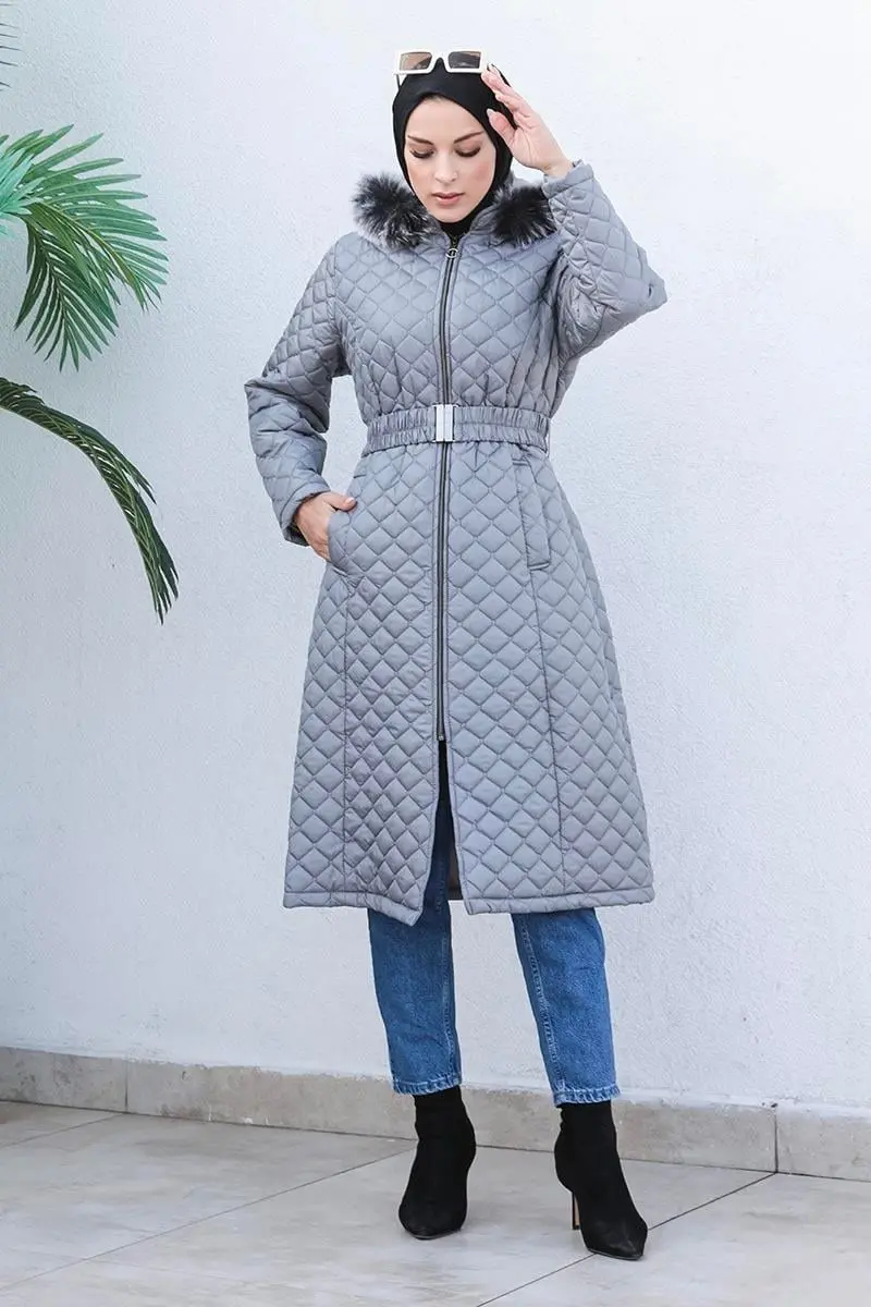 Quilted Puffer Jacket-detail