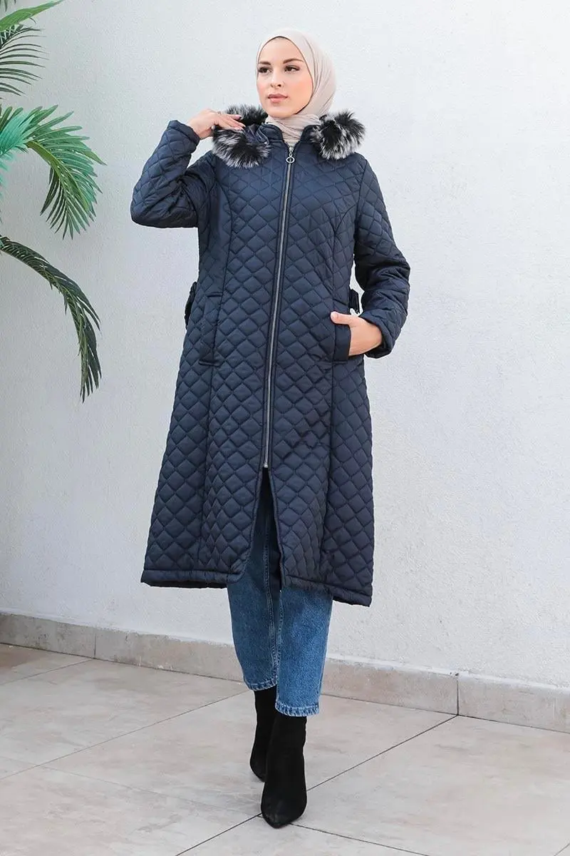 Quilted Puffer Jacket-detail