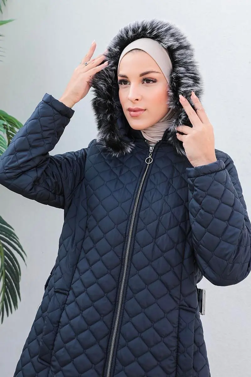 Quilted Puffer Jacket-detail