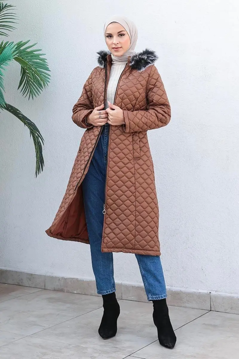 Quilted Puffer Jacket-detail