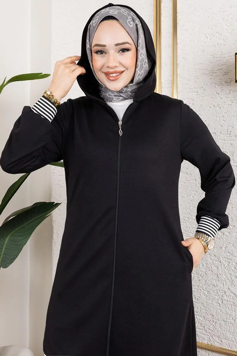 Ribbed Detailed Sports Suit-detail