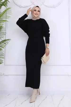 Ribbed Gilet Knitwear Set