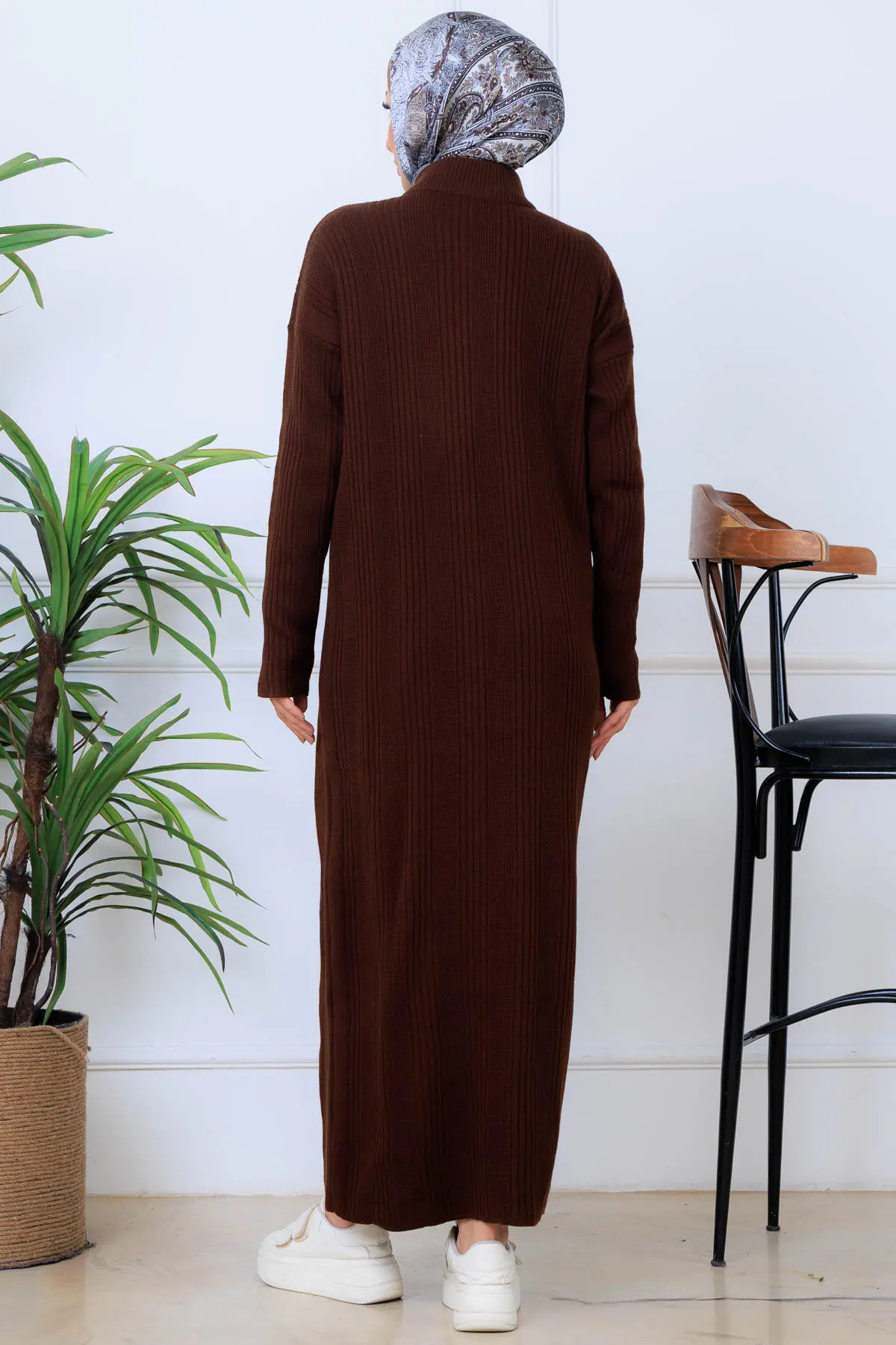 Ribbed Knit Dress-detail