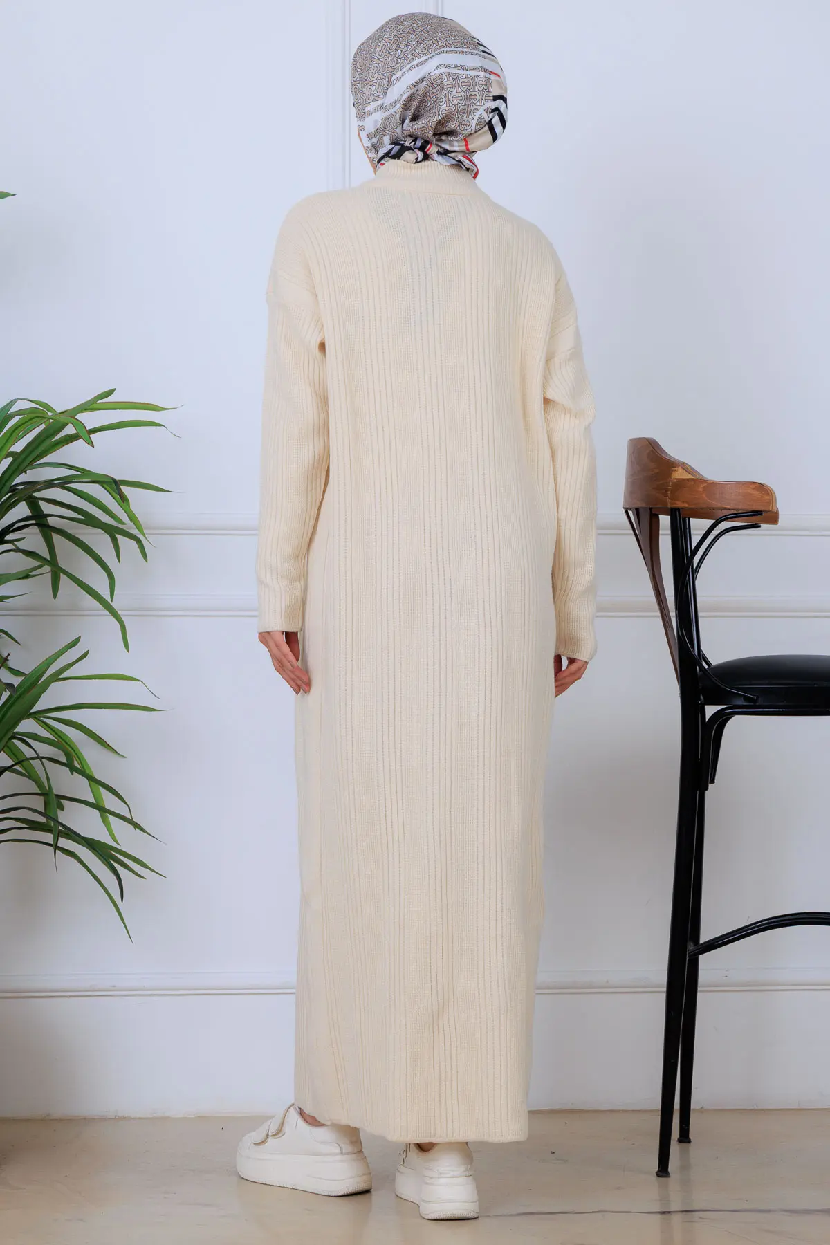 Ribbed Knit Dress-detail