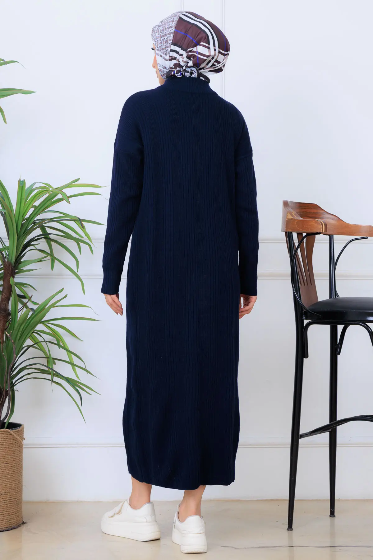 Ribbed Knit Dress-detail