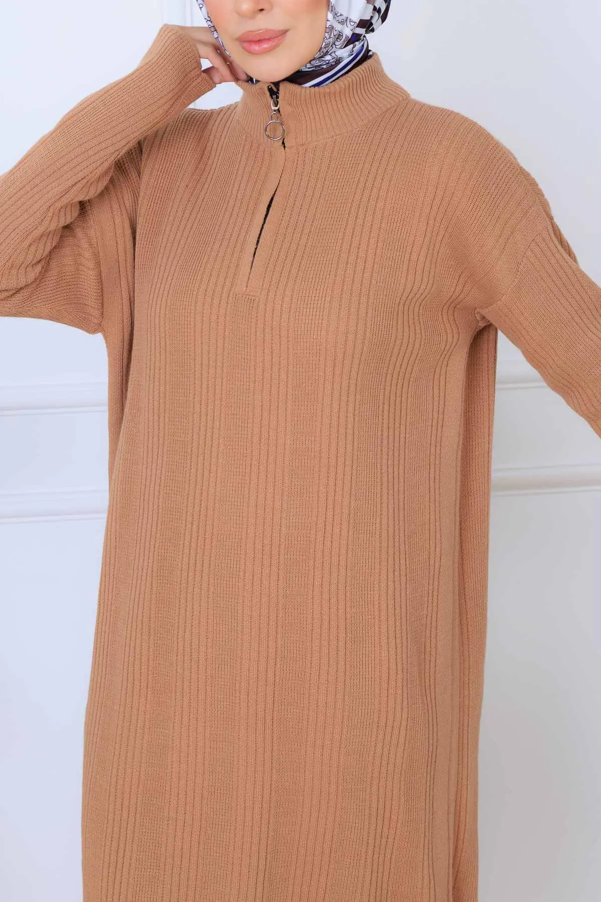 Ribbed Knit Dress-detail