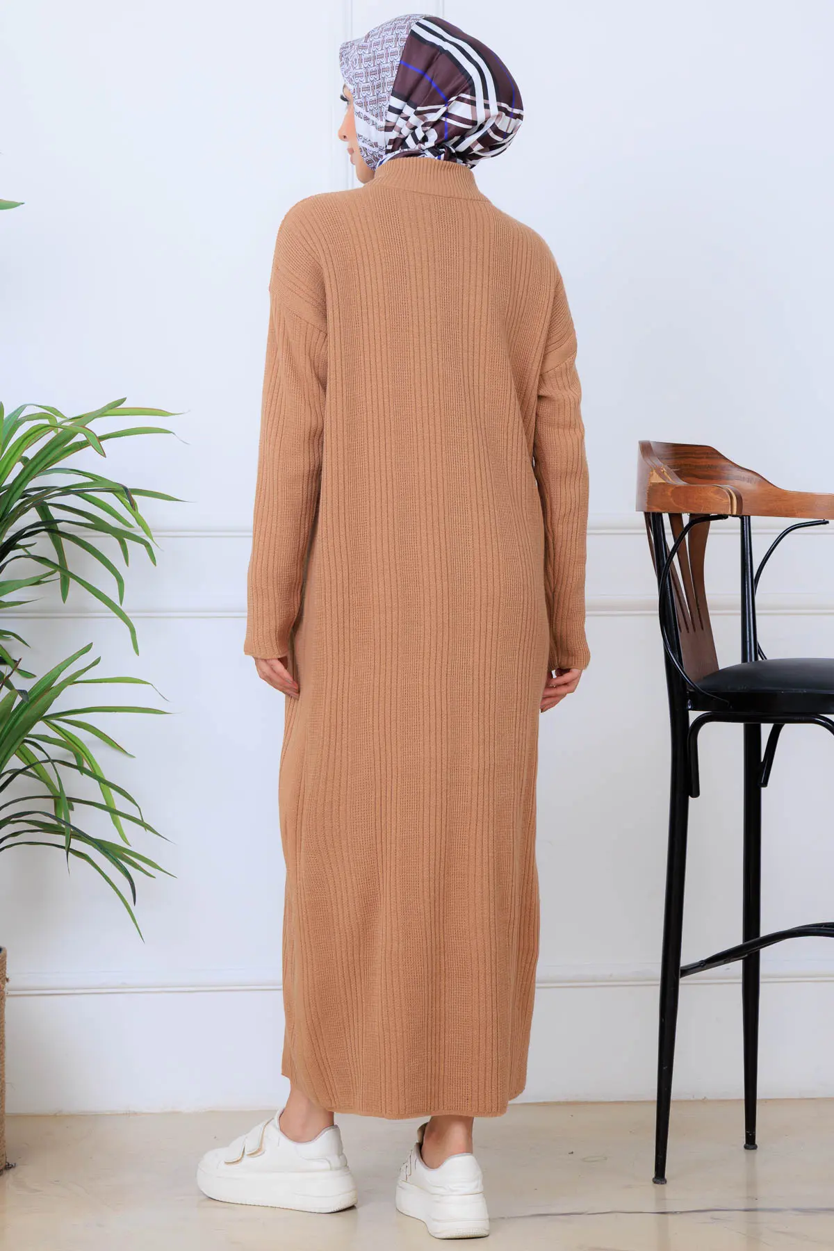 Ribbed Knit Dress-detail