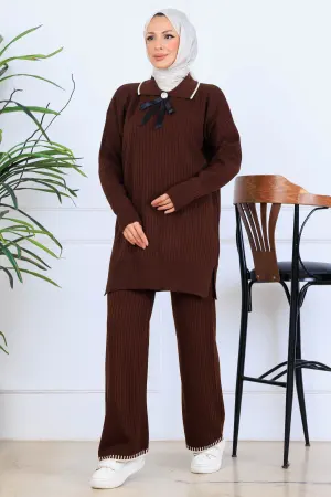 Ribbon Detail Knitwear Set