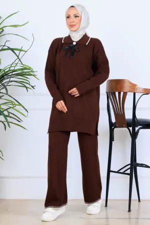 Ribbon Detail Knitwear Set