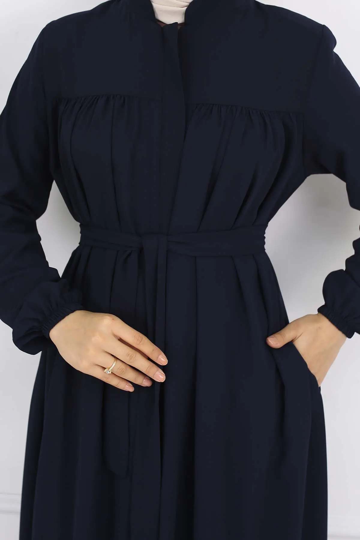 Robe Belted Abaya-detail