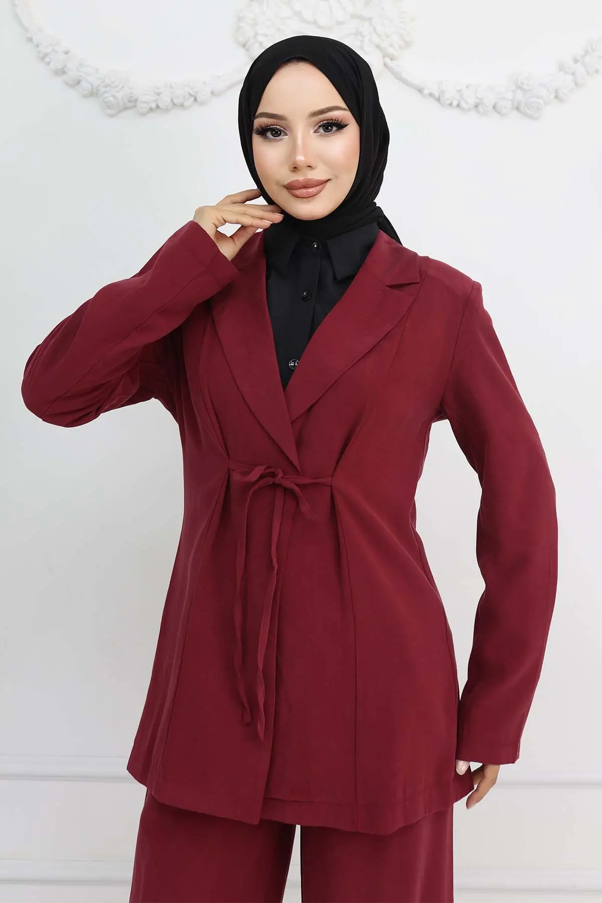 Rope Tied Jacket Suit-detail