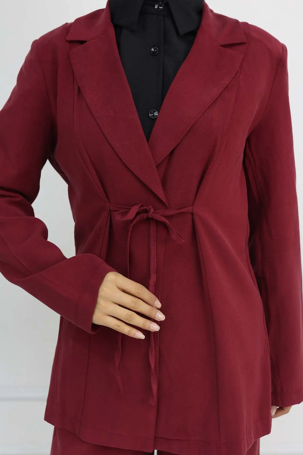 Rope Tied Jacket Suit-detail