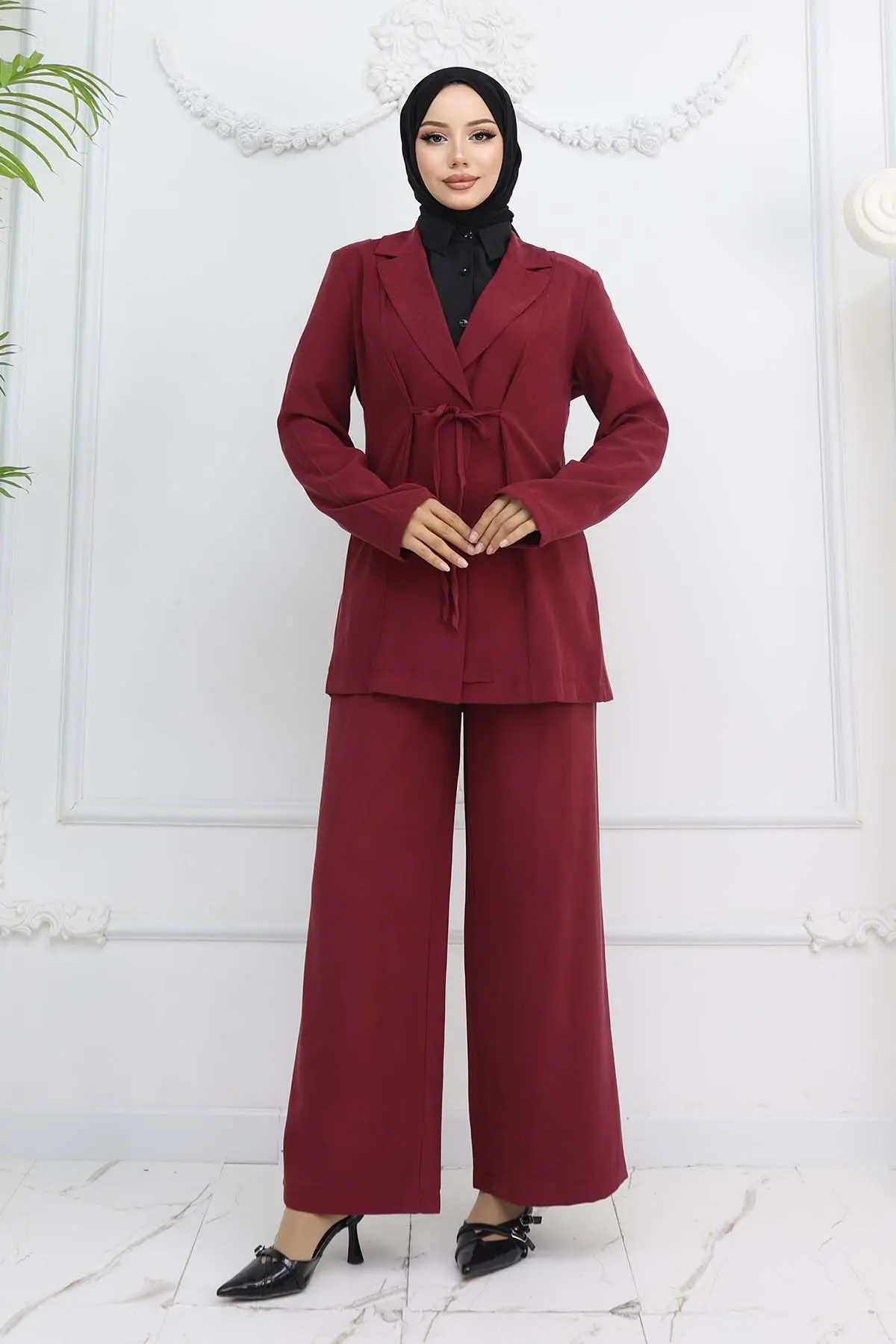 Rope Tied Jacket Suit