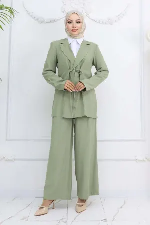 Rope Tied Jacket Suit