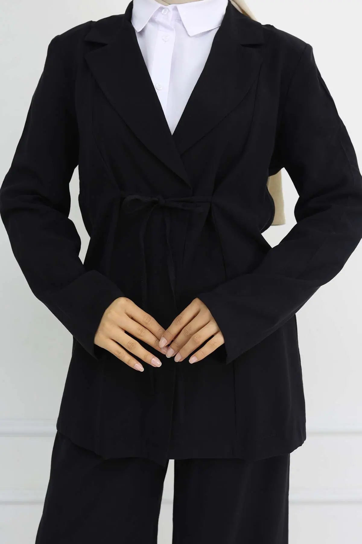 Rope Tied Jacket Suit-detail