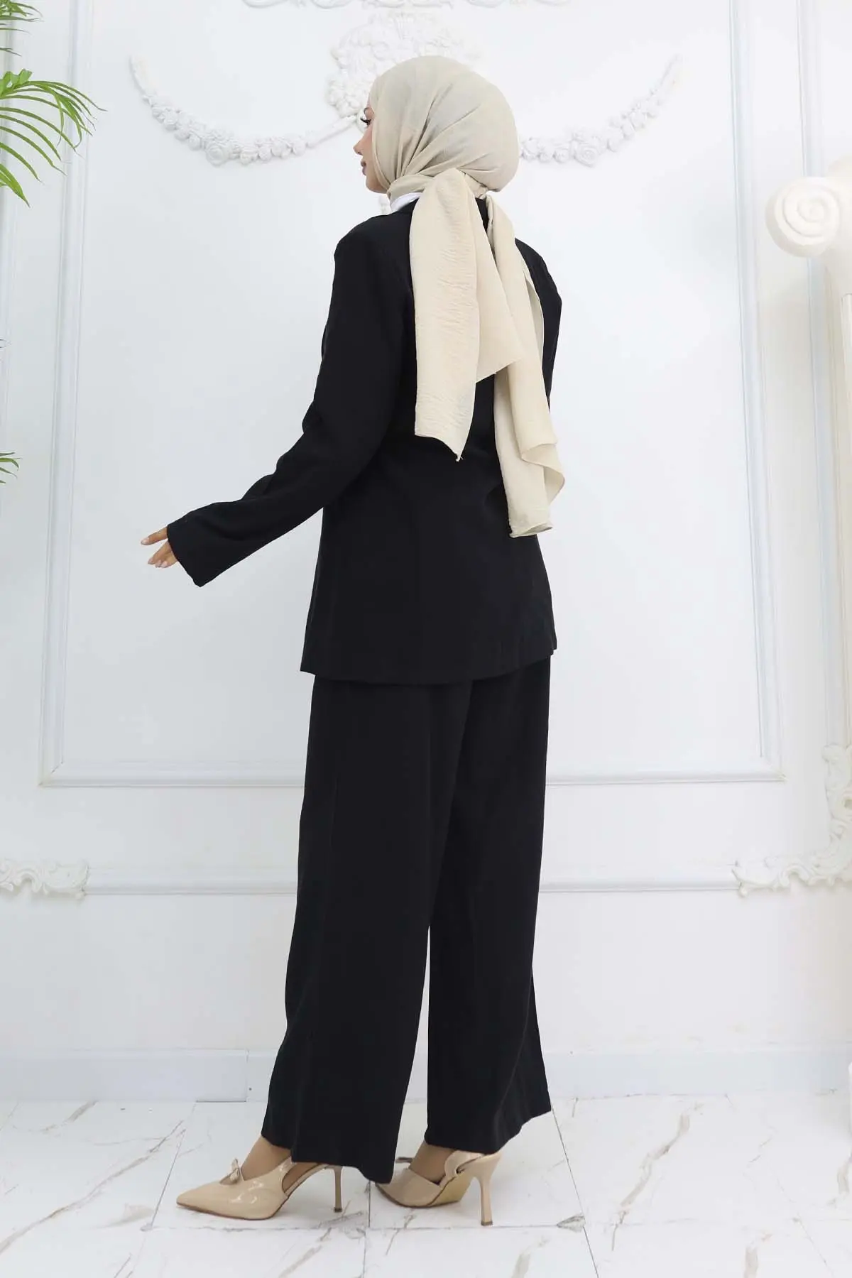 Rope Tied Jacket Suit-detail