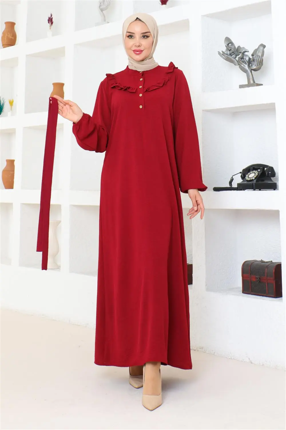 Rose Ruffle Aerobin Dress-detail