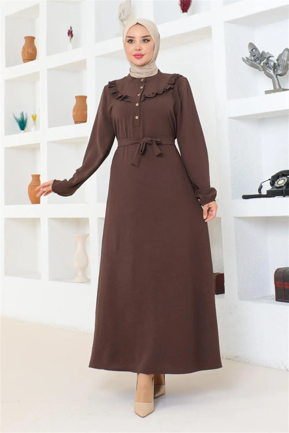 Rose Ruffle Aerobin Dress-detail