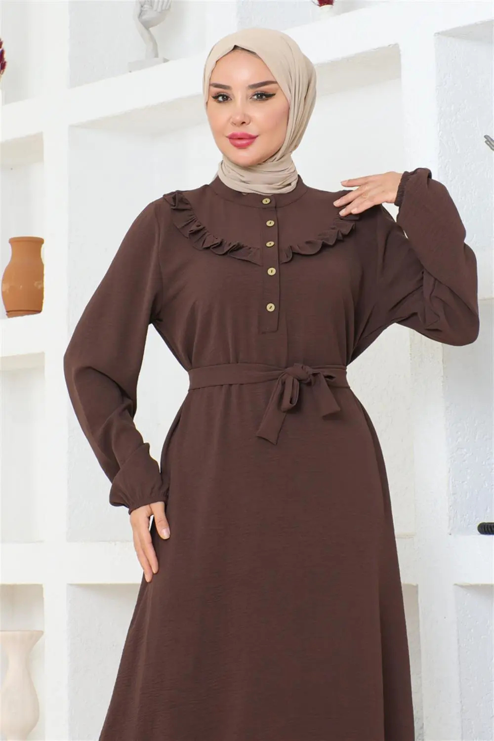 Rose Ruffle Aerobin Dress-detail