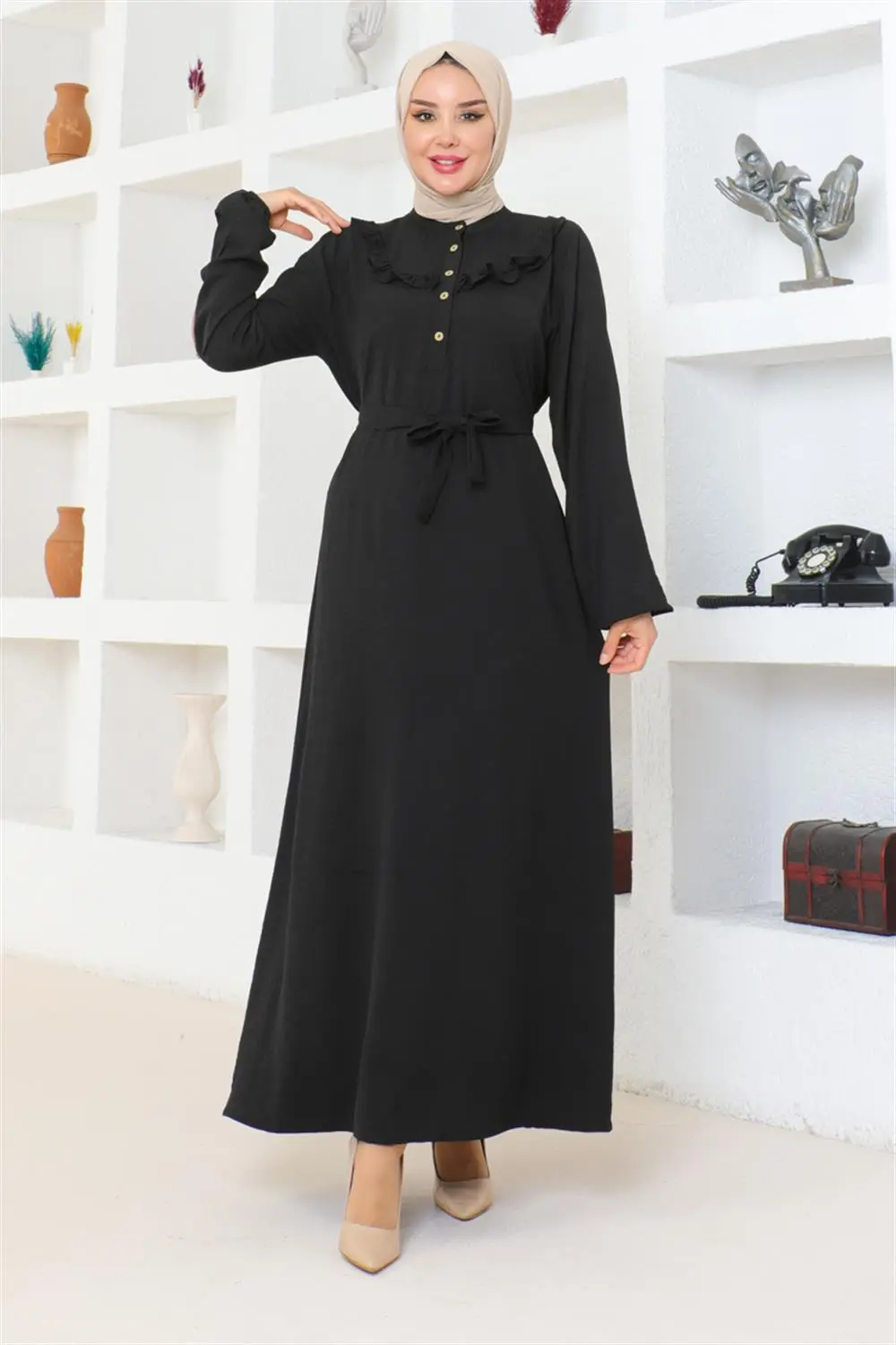 Rose Ruffle Aerobin Dress-detail