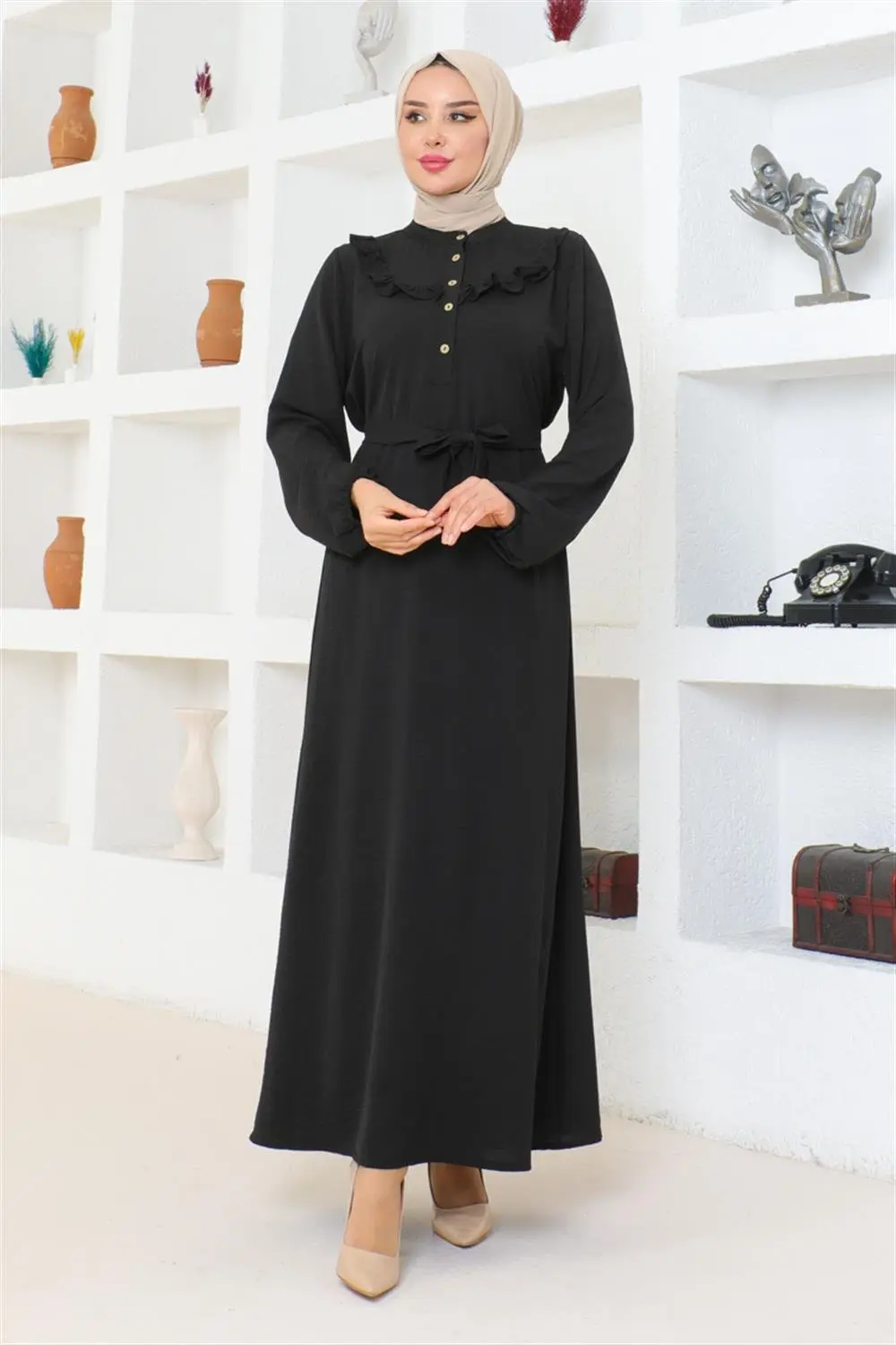 Rose Ruffle Aerobin Dress-detail